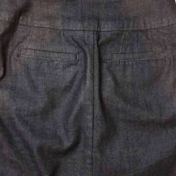 ANTHROPOLOGIE LEIFSDOTTIR Denim Ruffled Skirt sz 2 - Picture 7 of 7